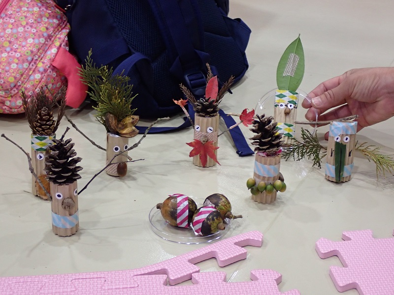 企画展「森の指人形モッくんを作ろう」始まりました