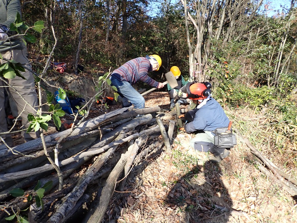見晴らし台の維持管理作業を行いました！