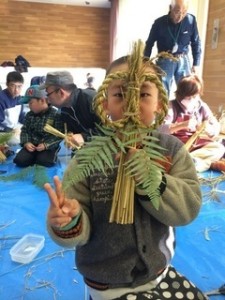 体験イベント「しめなわ作り」